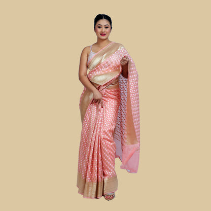 Saree Silk Cotton Alfi with blouse